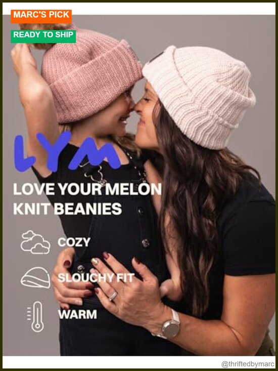 Unisex Cotton Knit Beanie, Lightweight, Breathable, Winter Hat main image 6